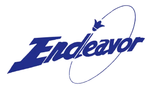 バドミントンクラブエンデバーのロゴ